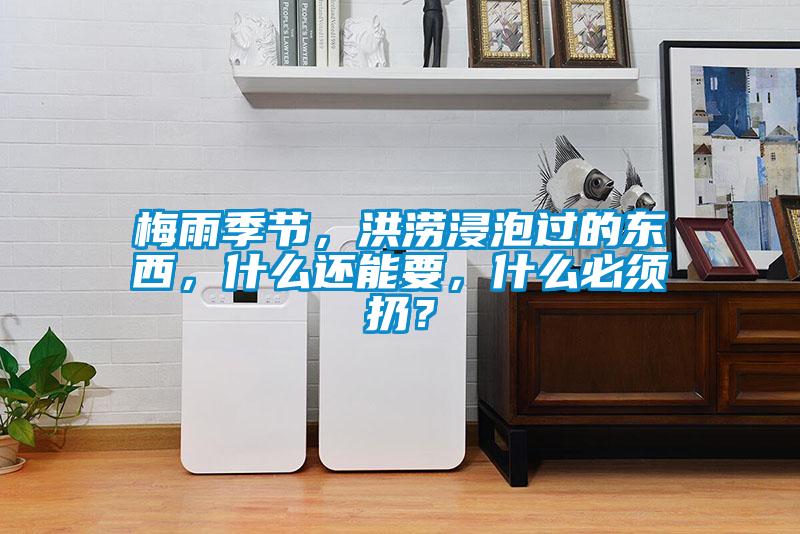 梅雨季節，洪澇浸泡過的東西，什么還能要，什么必須扔？