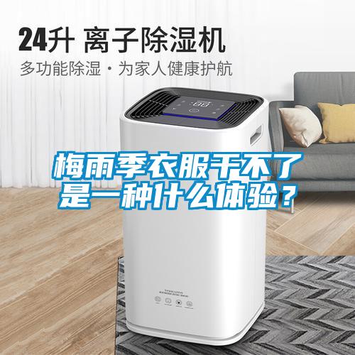梅雨季衣服干不了是一種什么體驗？