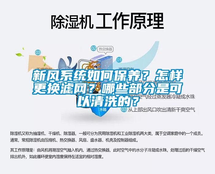 新風系統(tǒng)如何保養(yǎng)？怎樣更換濾網(wǎng)？哪些部分是可以清洗的？