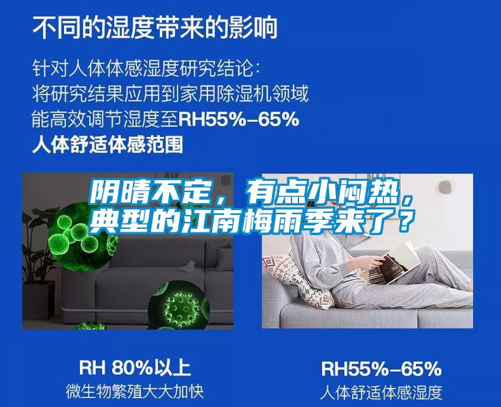 陰晴不定,有點小悶熱,典型的江南梅雨季來了?
