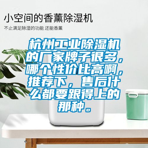 杭州工業(yè)除濕機(jī)的廠家牌子很多，哪個(gè)性價(jià)比高啊，推薦下，售后什么都要跟得上的那種。